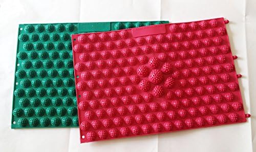 gift towel+2 pcs FOOT MASSAGE MAT MASSAGER NON SLIP BATH FEET foot Acupressure