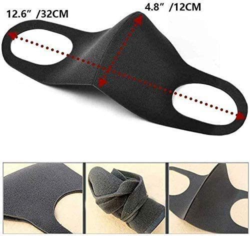 Innoo Tech 9 Stück Sport Fashion Unisex anti-staub, Wiederverwendbare und waschbare Maske zum Laufen