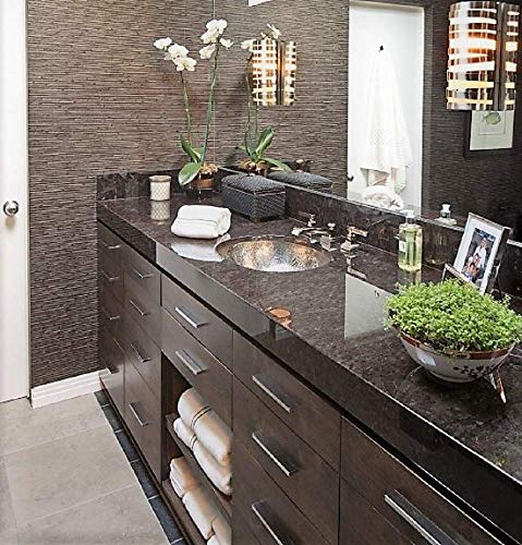 image for EZ FAUX DECOR Premium Peel and Stick Grey Soapstone Countertop NOT Pai