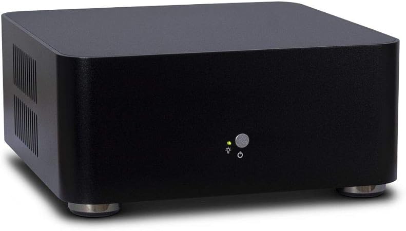 Inter-Tech A80 Negro 60 W - Caja de ordenador (PC, Aluminio, ITX, Negro, 4 cm, RoHS, CE)