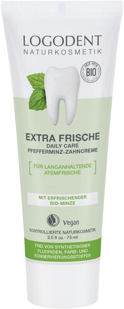 【日本正規輸入品】 ロゴナ デイリーはみがき 75ml(ミントでエクストラフレッシュ・マイルドな泡立ち)