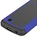Oeago Shock-Absorption Dual Layer Defender Protective Case for LG Optimus Zone 3 / LG K4 LTE / LG Spree / LG Rebel LTE - Silicone Blue