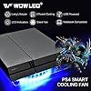 WOWLED-USB-RGB-LED-Cooler-Cooling-Fan-Pad-Stand-Accessories-wWireless-Remote-Controller-for-PS4-Playstation-4-XBOX-One-Consoles-Laptop-Notebook WOWLED USB RGB LED Cooler Cooling Fan Pad Stand Accessories with Wireless Remote Controller for PS4 Playstation 4 XBOX…