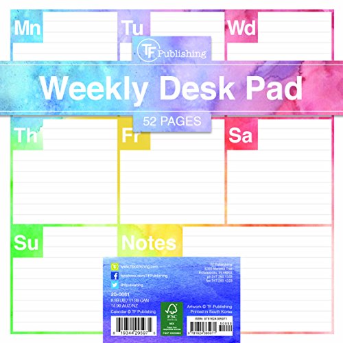 Elements Weekly Desk Pad