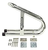Pit Posse Chrome Motorcycle Removable Wheel Chock - 5 Year Warranty (3 1/2