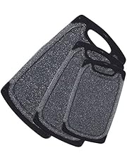 KIMIUP Kitchen Cutting Board (Set of 3),Professional Chopping Boards Sets,Dishwasher Safe Cutting Boards With Juice Grooves & Carrying Handle & No BPA