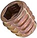E-Z LOK Knife Threaded Insert for Soft Wood, Zinc Hex-Flush Thread Inserts M8-1.25 Internal Threads, 13mm Length Pack of 25