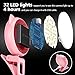 Selfie Light- ALCLAP Clip on Selfie Ring Light [32 LED] for Camera [Rechargeable Battery] Selfie LED Camera Light for iPhone iPad Samsung Galaxy Photographs Cell Phones, Tablets, Laptops (Pink)