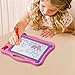 ikidsislands IKS77P [Travel Size] Color Magnetic Drawing Board for Kids, Doodle Board for Toddlers, Sketch Pad Toy for Little Girls (Pink)