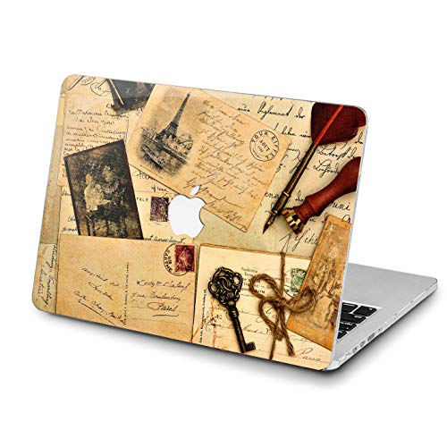 Lex Altern Vintage MacBook 2018 Air 13 inch Pro 15 Apple Mac Hard Case Letters 11 Retina 12 Protective Travel Cover 2016 2017 Paris Plastic Laptop Print Touch Bar Women Girl Feminine 2015 Aesthetic