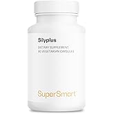 Supersmart - Silyplus 360mg per Day (Patented) - with Silymarin Milk Thistle Supplement - Siliphos Phytosomes | Non-GMO & Gluten Free - 90 Vegetarian Capsules