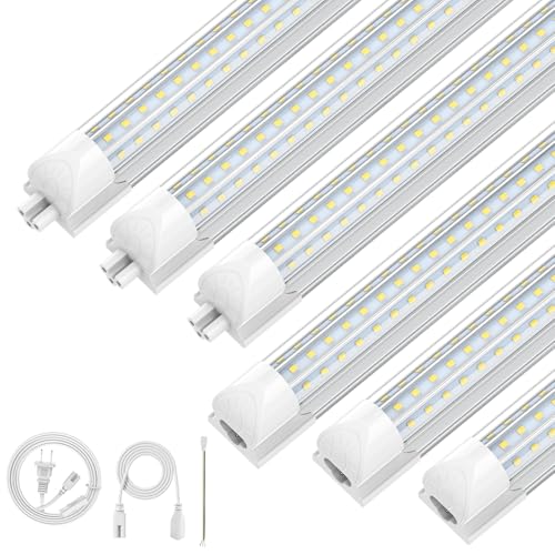 CNSUNWAY 4FT LED Shop Light 6 Pack