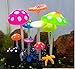 Aquarium Landscape Decoration, Fish Tank Simulation Coral Plant Decorations Glowing Silicone Accessories 2pack (Green)