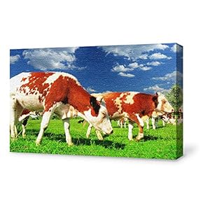 for Living Room Bedroom Home Artwork Paintings Cow