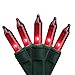 Northlight Set of 50 Red Mini Christmas Lights 2.5