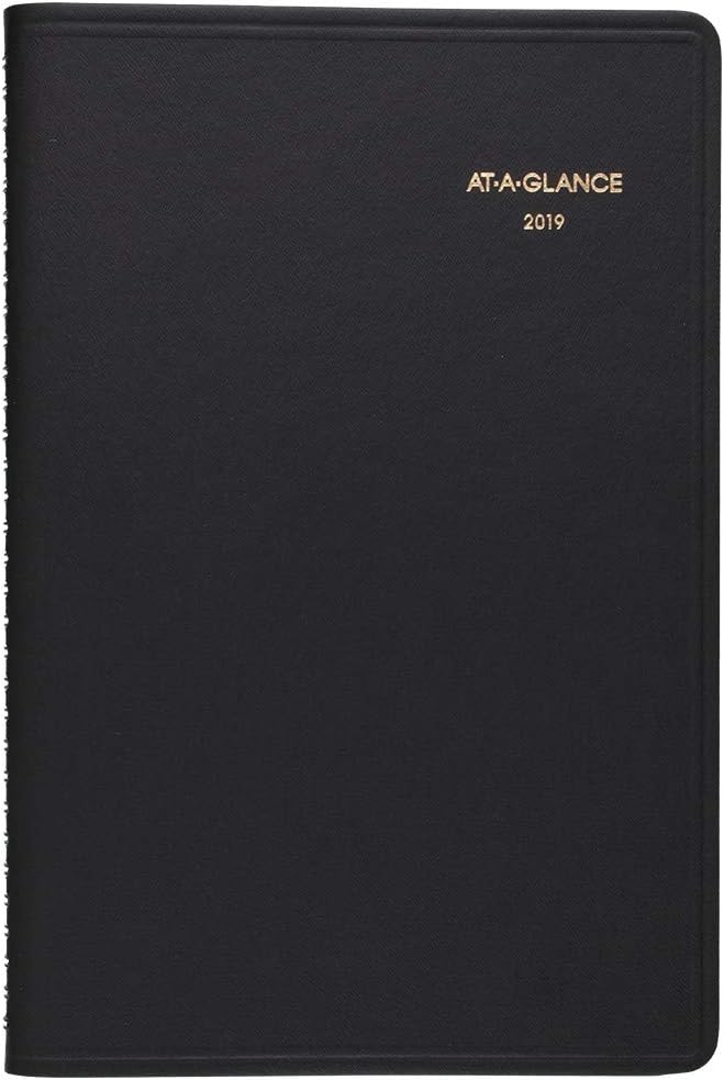 2021 Weekly Appointment Book & Planner by AT-A-GLANCE, 8-1/4" x 11", Large, Black (709500521) : Office Products