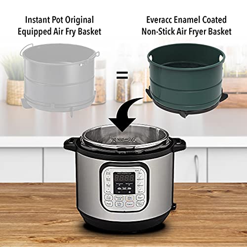 Air Fryer Lid Replacement Basket Compatible to Instant Pot 6Qt Pressure