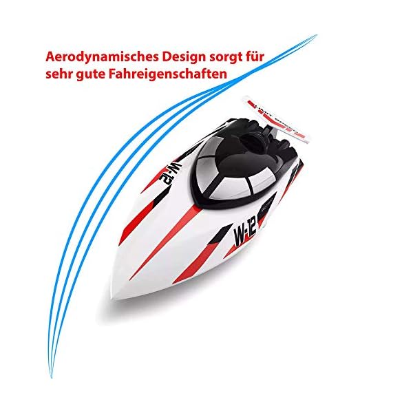 Highspeed RC ferngesteuertes Speedboot mit 2,4GHz digital vollproportional, Selbstaufrichtfunktion, Wasserkühlung… – Bild 5
