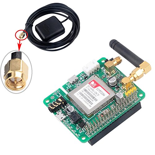 3G Module SIM5320A WCDMA GSM GPRS GPS RPI Expansion Board + GPS SMA Antenna for Raspberry Pi Arduino Geekstory - Thumbnail 6