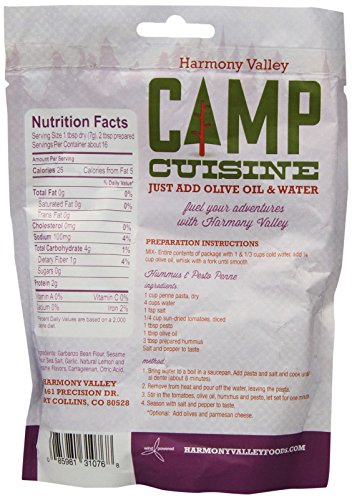 Harmony Valley Camp Cuisine Classic Hummus Mix, 4.2 Oz - Thumbnail 4