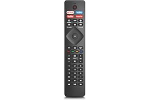 TOPKIND Replacement for Philips Smart TV Remote Control,Universal for Philips 4K UHD Android Smart TVs