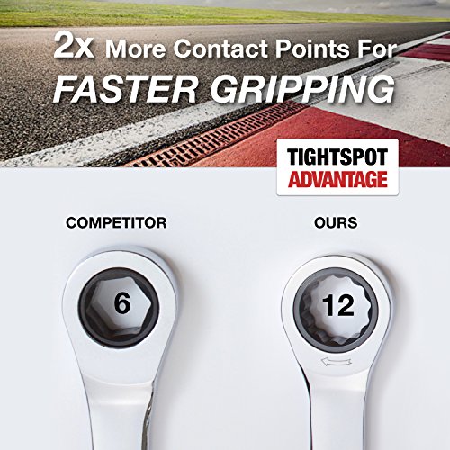 JAEGER 8 mm TIGHTSPOT Ratchet Wrench with 5 degree Movement and