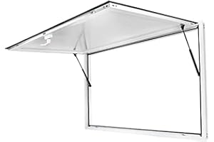 AHLOKI Concession Window, Aluminum Alloy Food Truck Service Window & Awning Door & Drag Hook, Serving Window for Food Trucks Concession Trailers,60''W X 36''H