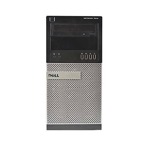 Dell 7010 Tower, Core i7-3770 3.4GHz, 16GB RAM, 500GB Hard Drive, DVDRW, Windows 10 Pro 64bit (Renewed)