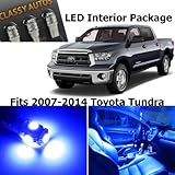 Classy Autos Toyota Tundra BLUE Interior LED Package (10 Pieces)