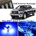 Classy Autos Toyota Tundra BLUE Interior LED Package (10 Pieces)