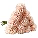 CQURE Artificial Flowers, Fake Flowers Silk Plastic Artificial Hydrangea 10 Heads Bridal Wedding Bouquet for Home Garden Party Wedding Decoration 10Pcs (Pink Champagne)