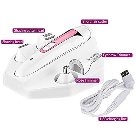 Lady Epilator Hair Trimmer 5 In 1 Women Shaver Waterproof