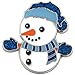 Christmas Snowman Holiday Brooch Lapel Pin
