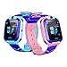 Detailorpin Children Smart Watch SOS Call Location Tracker Student Two-Way Voice Wristwatch