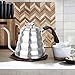 OPUX Pour Over Coffee Kettle with Gooseneck | Stainless Steel Coffee Tea Kettle with Thermometer 40 oz, Stovetop Induction Goose Necked Kettle Slow Pour Drip Spout (1.2 Liter, 40 fl oz) Silver