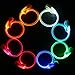 PROLOSO LED Armbands, Light Up Bracelets, Flashing Sports Wristband Pack of 8 Glow in The Dark Party Supplies