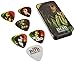 Dunlop BOBPT01M Bob Marley Rasta Pick Tin, Assorted, Medium, 6 Picks/Tin