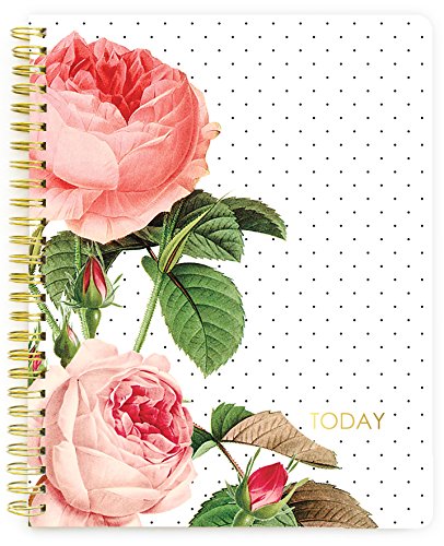 Webster's Pages Spiral Ntbk - Floral Undated Planner (SB001)