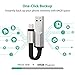 iPhone iPad 64GB USB 3.0 Flash Drive with Charging Support, RAVPower Pen Thumb Drive with Extended MFi Lightning Connector, External Storage Memory Expansion Stick for iOS Mac PC (Upgraded Version)