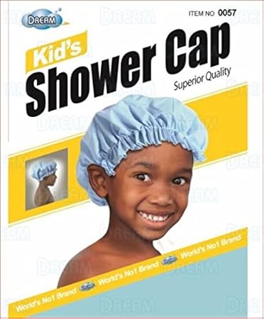 Amazon Com Kid S Shower Cap Superior Quality Color Black Beauty