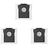MOVA 3 Pack Large Capacity Dust Bags Compatible with V50 Ultra Complete/Mobius 60/P50 Pro Ultra/P10 Pro Ultra/E40 Ultra with 