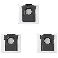 MOVA 3 Pack Large Capacity Dust Bags Compatible with V50 Ultra Complete/Mobius 60/P50 Pro Ultra/P10 Pro Ultra/E40 Ultra with 