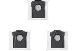 MOVA 3 Pack Large Capacity Dust Bags Compatible with V50 Ultra Complete/Mobius 60/P50 Pro Ultra/P10 Pro Ultra/E40 Ultra with 