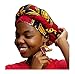 Dupsie's Red Diamond African Print Ankara Modu Hat Pre-tied Head Wrap