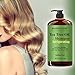 Majestic Pure Tea Tree Shampoo, Sulfate Free with 5% Tea Tree Essential Oil, Deep Cleansing for Dandruff, Dry Scalp and Itchy Hair, for Men & Women- 16 fl oz