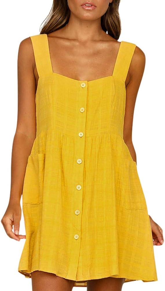 yellow off the shoulder sundress