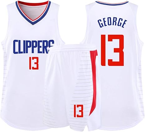 REDLIFE Jersey de Baloncesto, Los Angeles Clippers Paul George # 13, Jersey de Malla, para Hombres, Mujeres, Regalos para niños-White-S: Amazon.es: Deportes y aire libre