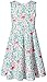 Green Dress for Girls 10-12 Big Youth Teen School Juniors Dress-up Clothes Green Red Flamingo Floral Printed Angel Tshirt Dresses Princess Pageant Frock Dance Party Hawaiian Beach Holiday Casual Wear