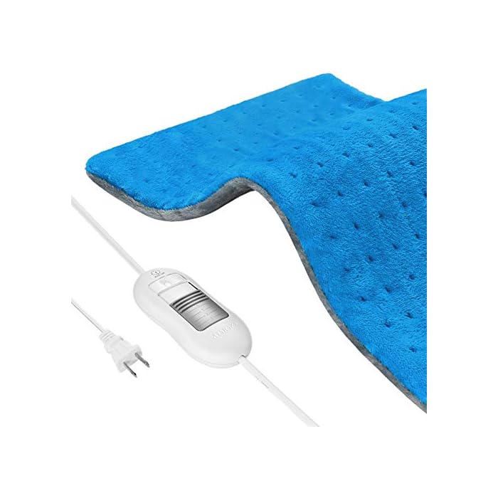 Heating Pad, ATMOKO Electric Heating Pad for Back Pain and Cramps Relief, Electric Heating Pad with Auto-Off - Soft Heat…