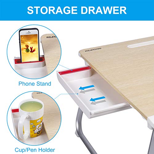 Laptop Bed Table, NEARPOW XXL Bed Trays for Eating, Laptops, Writing